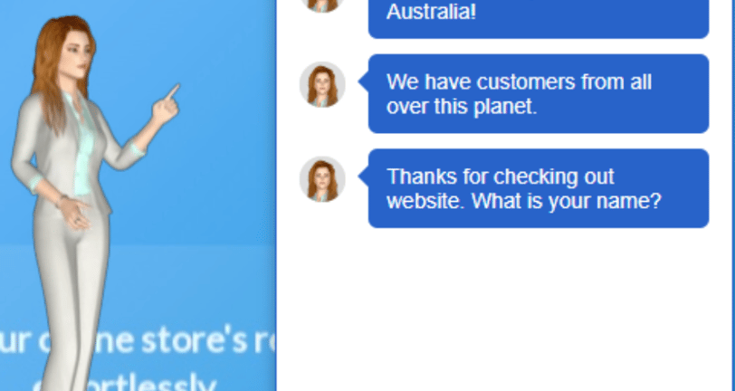 Avatar and chatbot sample.