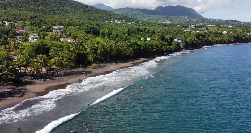 plage de trois rivière