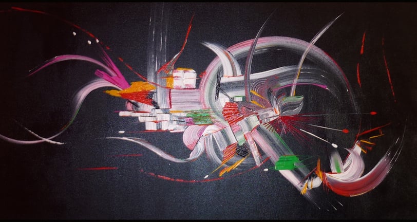 Rêveries | tableau abstrait