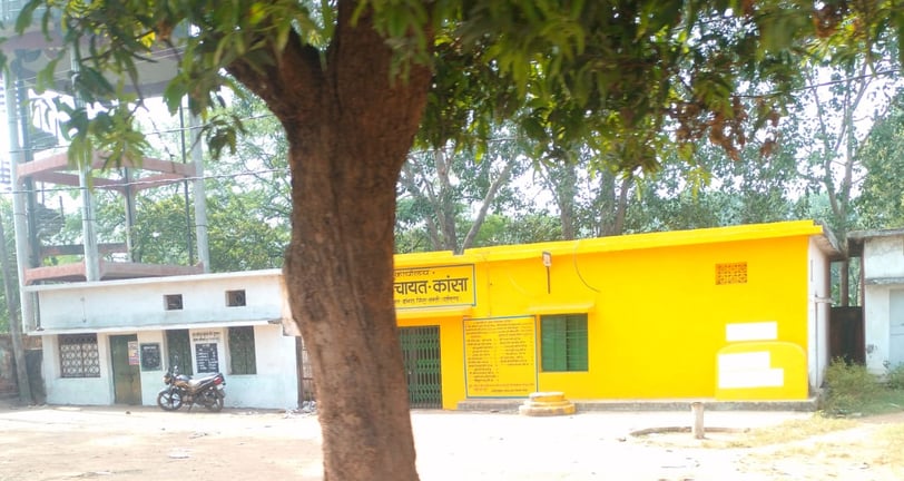 mango tree front of grampanchayat bhavan