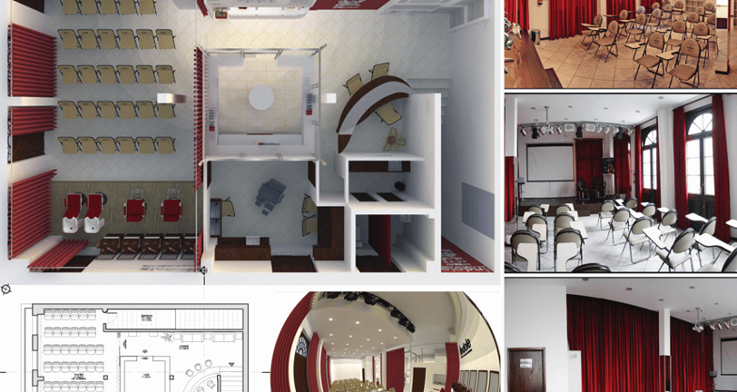 Projeto do Espaço Cabelo para a Nectárium cosméticos em Curitiba, paraná