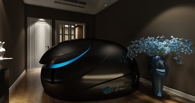 Vmax luxury float experience in Dr.  Joe's Chiropractors office
