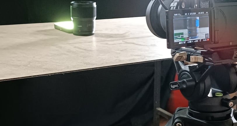 shoot produit de l'objectif Lumix 85mm f1.8