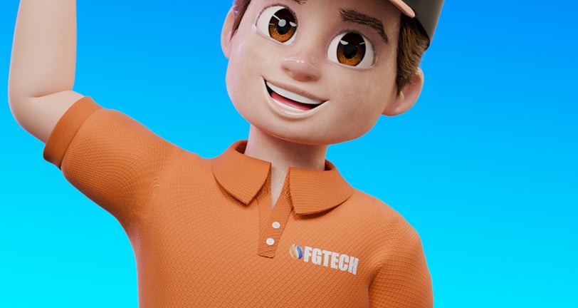 mascote 3D e personagem 3D