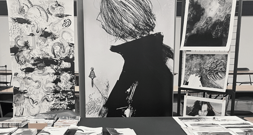 Tabling at Thought Bubble, Koekoea Studio 2024