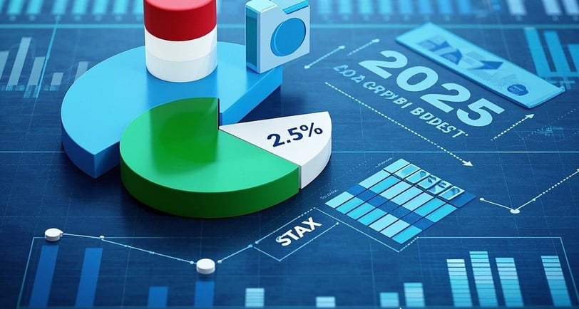 Pemerintah Indonesia tetap mempertahankan target defisit anggaran sebesar 2,53% dari PDB tahun 2025, meskipun terjadi penurun
