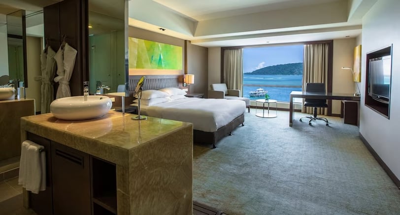 Luxury room at Hyatt Regency Kinabalu