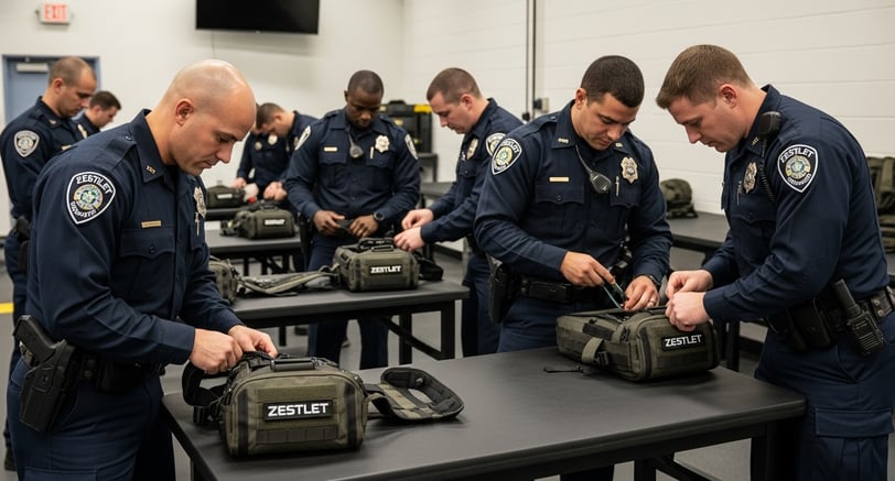 Custom gear simplifies training by ensuring every team member’s equipment is consistent in design and functionality.