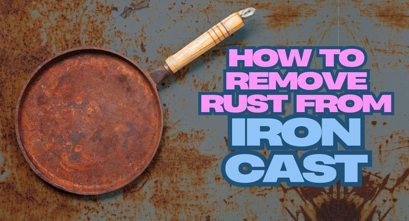 Step-by-step guide on how to remove rust from cast iron and restore its non-stick surface