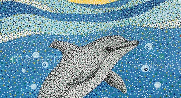 Understanding Pointillism: Dolphin Painting as a Beautiful Example of Dot Art Technique