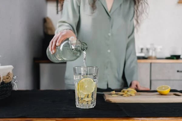 Hydrate with water
