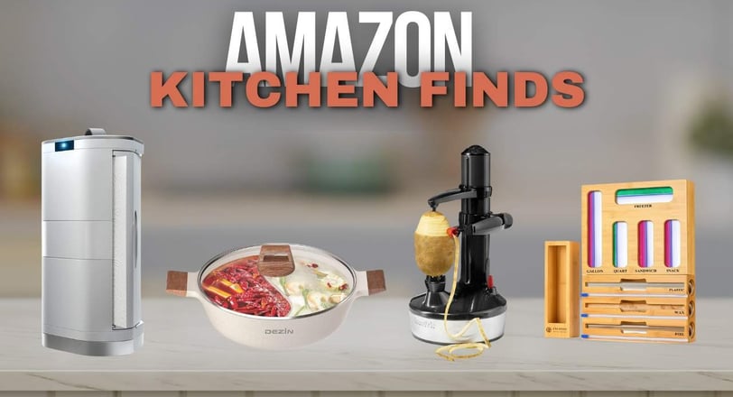 Amazon Kitchen Finds: Touchless dispenser, shabu shabu pot, electric peeler & organizer
