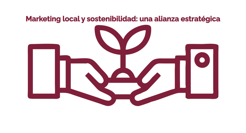 diseño plano de dos manos compartiendo una planta