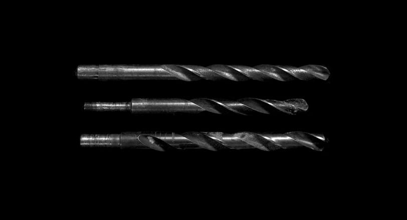 a set of three drill drill set