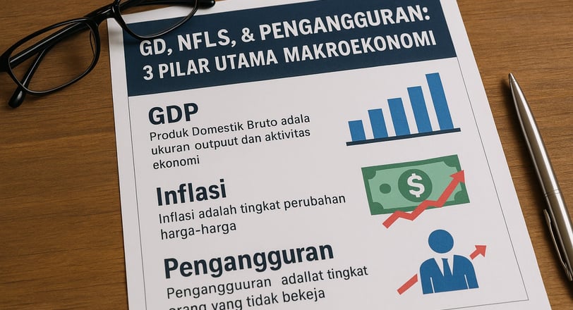 GDP, Inflasi, dan Pengangguran: Pilar Tiga Serangkai Makroekonomi Indonesia | NuntiaNews