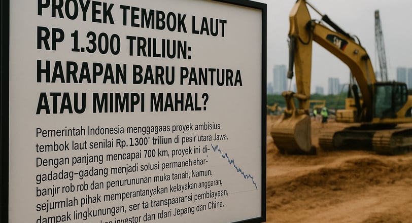 Proyek Tembok Laut Rp 1.300 Triliun: Harapan Baru Pantura atau Mimpi Mahal? | NuntiaNews