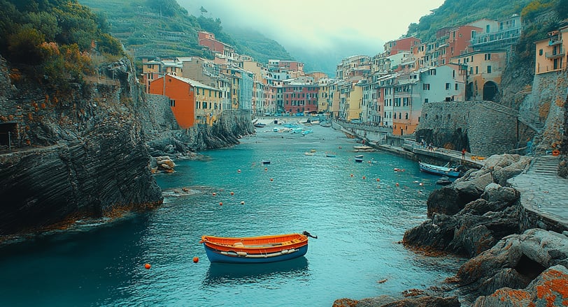 Cinque Terre Italy is beautiful tourist place