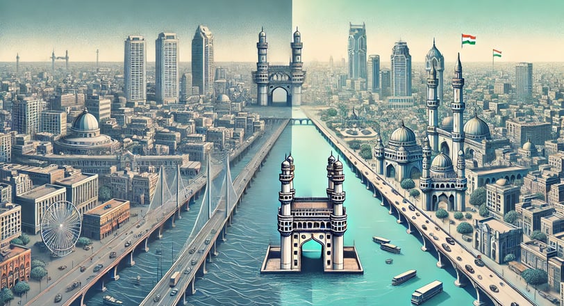 Comaprision Between living expense of Hyderabad and Bangalore