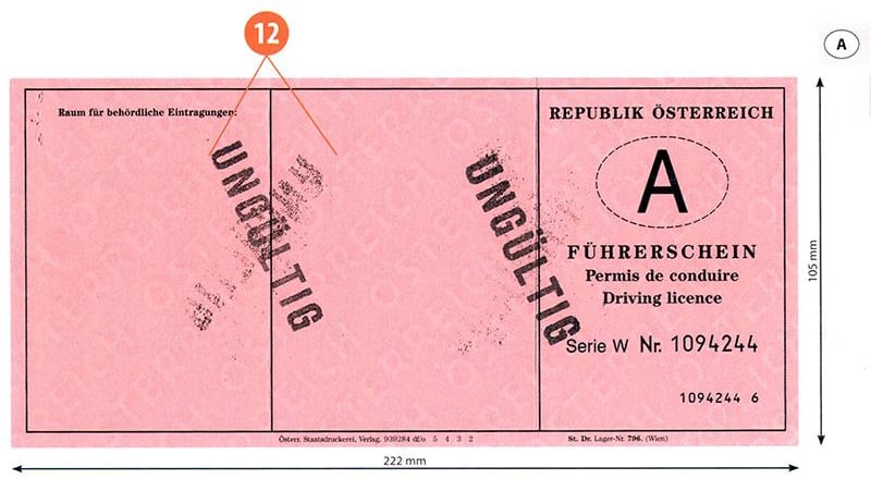 Führerschein in einen österreichischen Führerschein