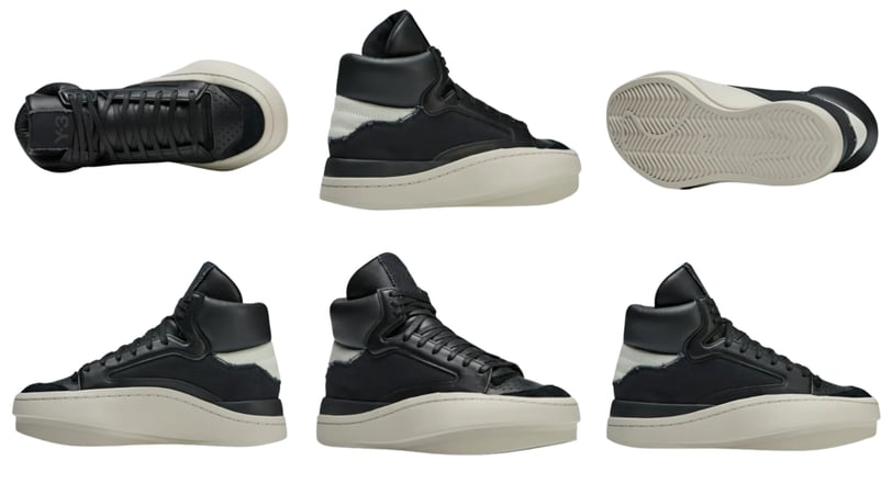 a variety of different types of basket sneaker, adidas Y-3 Centennial High.