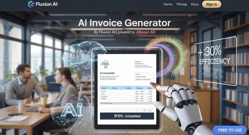 Comparison: Traditional vs AI-powered invoice creation workflow