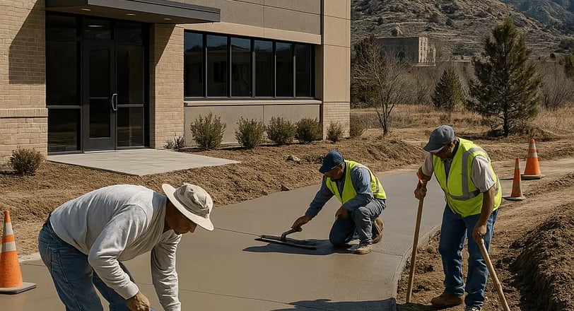commercial concrete castle rock, co