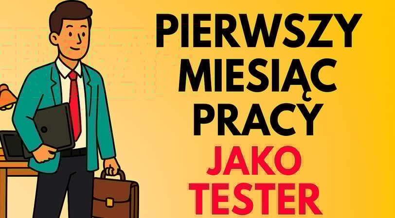 pierwszy miesiąc pracy jako tester