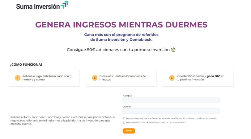 Programa referidos domoblock bono amigo