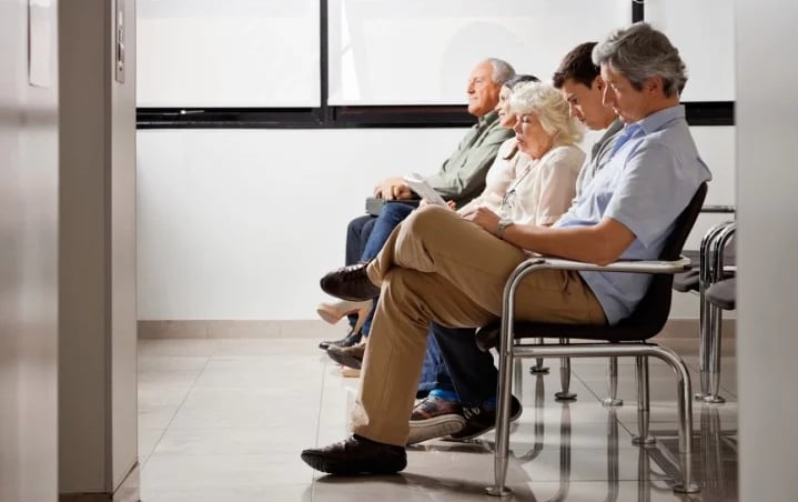 Pacientes no consultório