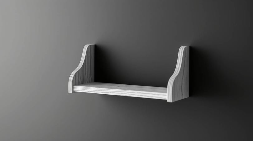 mini wooden shelf