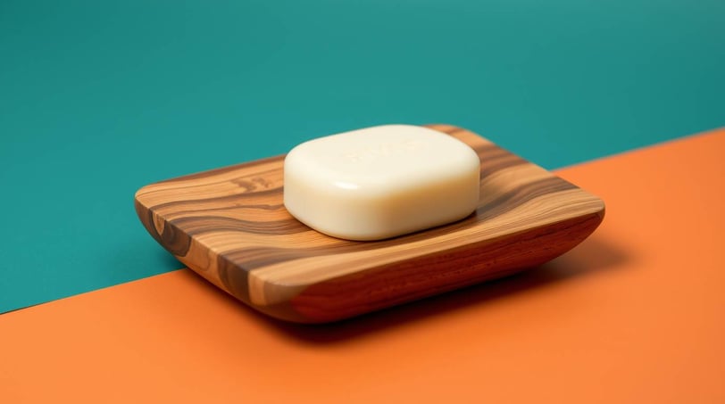 wooden soap dish