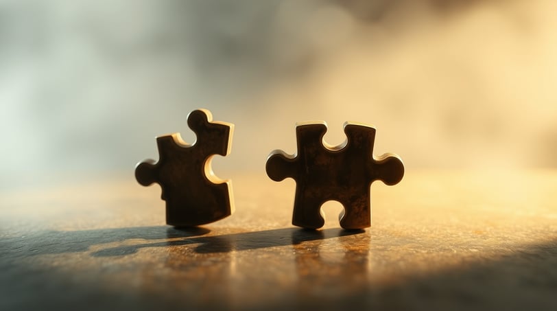 two pieces of a puzzle