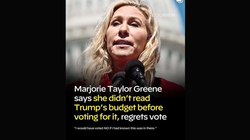 Did She Just Admit That? Marjorie Taylor Greene’s Voting Blunder Exposes a Media Literacy Crisis