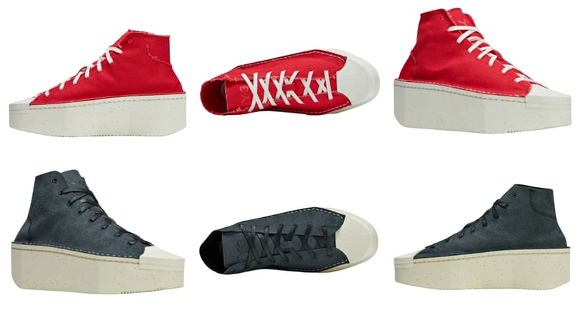 a variety of different types of shoes and sneakers adidas Y-3 Kyasu Hi