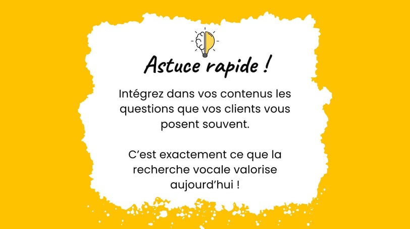 Astuce SEO : utilisez les questions fréquentes de vos clients