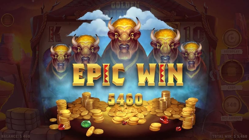 Golden Buffalo, Best Online Slot Game in Oklahoma