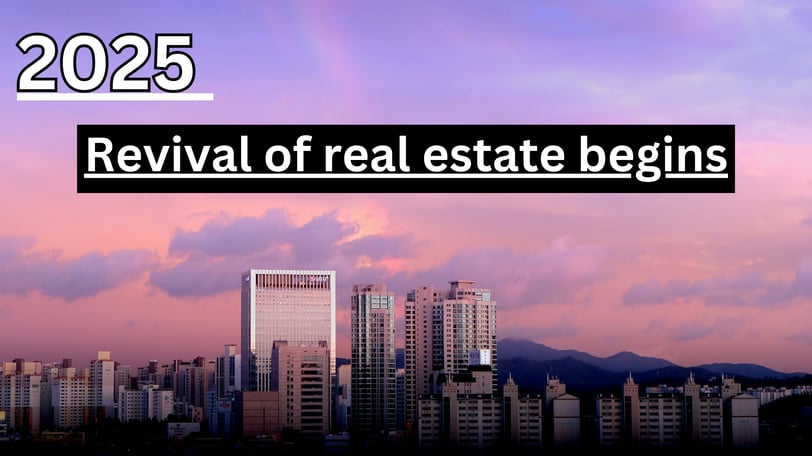 a picture of a blog telling about the revival of real estate in pakistan in 2025