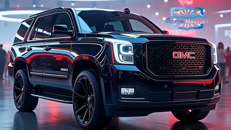 a black and red gmc gmc yukon yukon