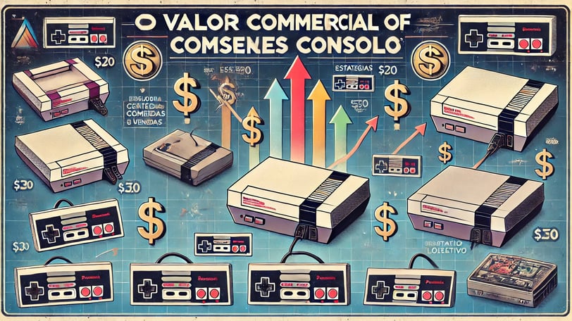 consoles clássicos como NES, Sega Genesis e PlayStation Classic, acompanhada por gráficos de vendas