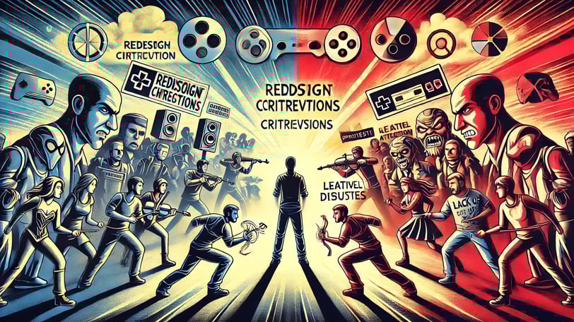 Uma representação simbólica de personagens fictícios apresentação críticas e debates.