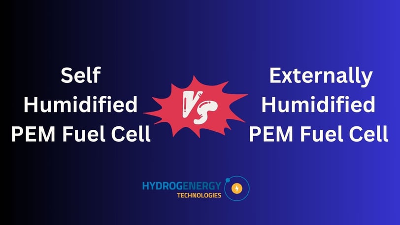 Self Humidified vs Externally humidified PEM Fuel Cell
