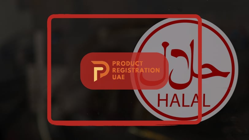 How to get halal certification? with product registration uae logo overlay