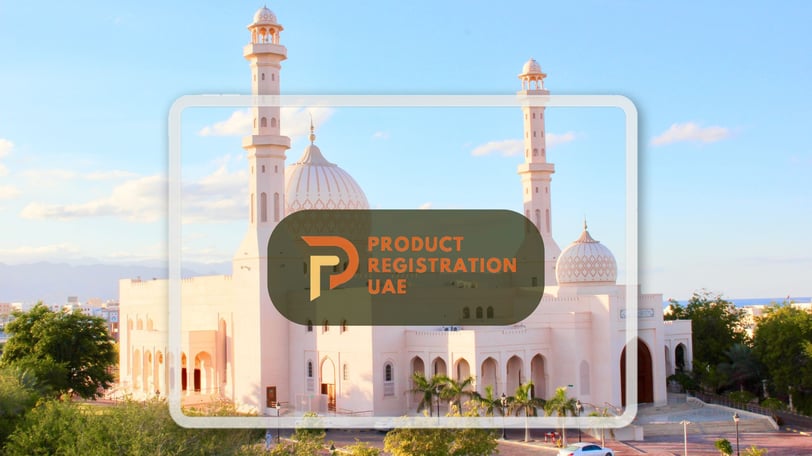 Product Registration UAE Logo With Oman Background