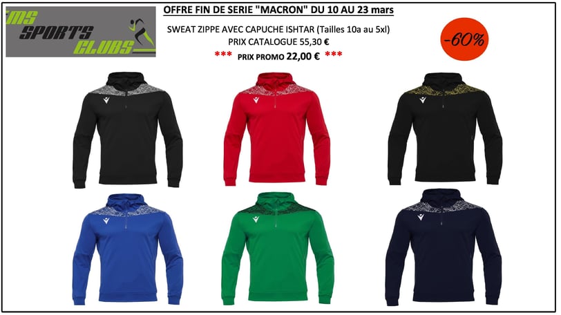 macron vêtement promo