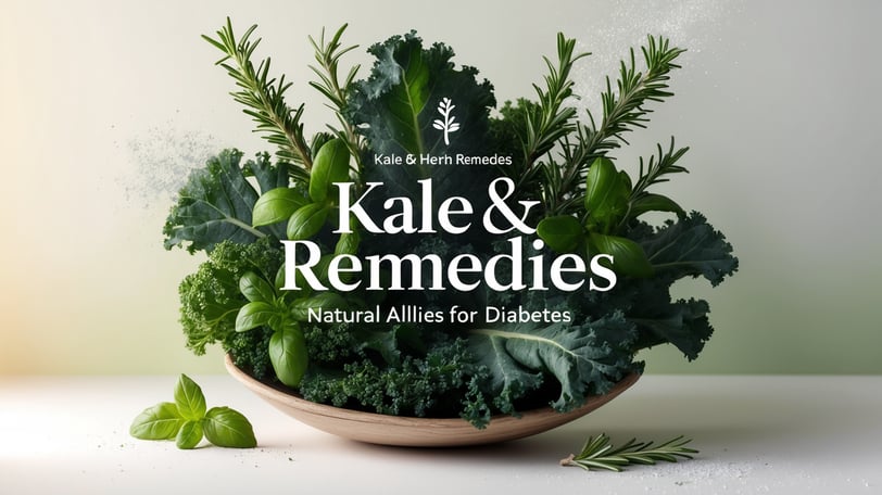 a bowl of kale and kale and a bowl of kale and herbs