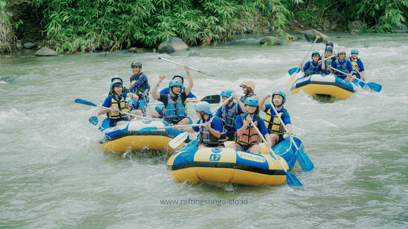 Rafting Sungai Elo menawarkan pemandangan hutan tropis dan udara segar pegunungan