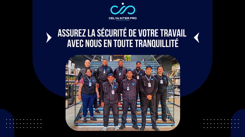 Équipe professionnelle de surveillance humaine de Celya Inter Pro à Casablanca