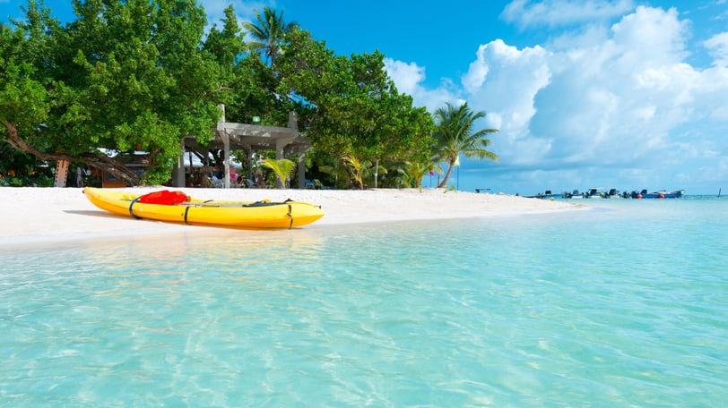 Playa en San Andrés