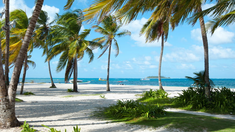 Playa Spratt Bight en San Andrés