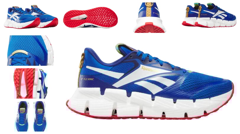 a collection of different colors of sneakers, Reebok Floatzig 1